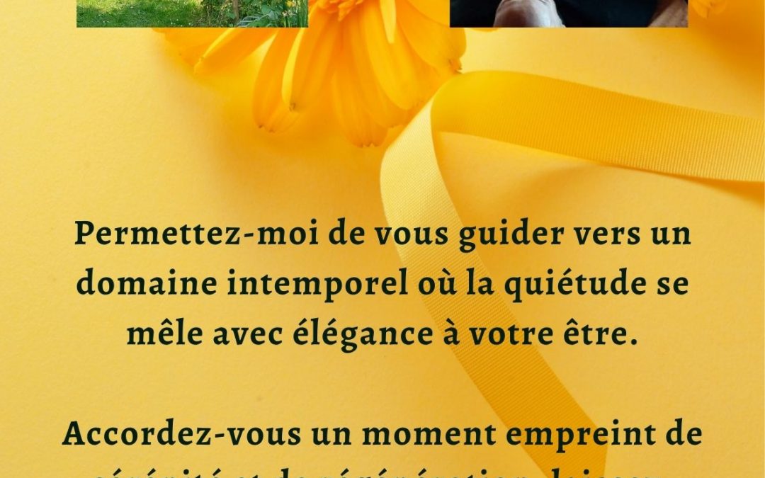 Les disponibilités du 01 au 05 juillet