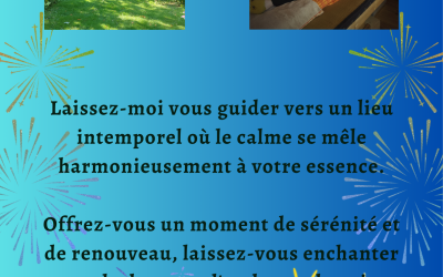 Les disponibilités du 29 juillet au 02 Août