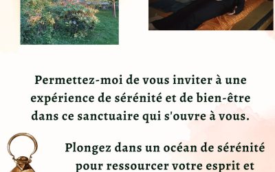 Les disponibilités du 21 au 25 octobre