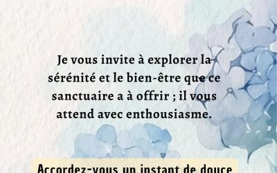 Les disponibilités du 30 juin au 04 juillet