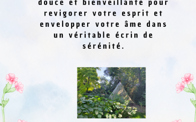 Les disponibilités du 15 au 19 septembre :