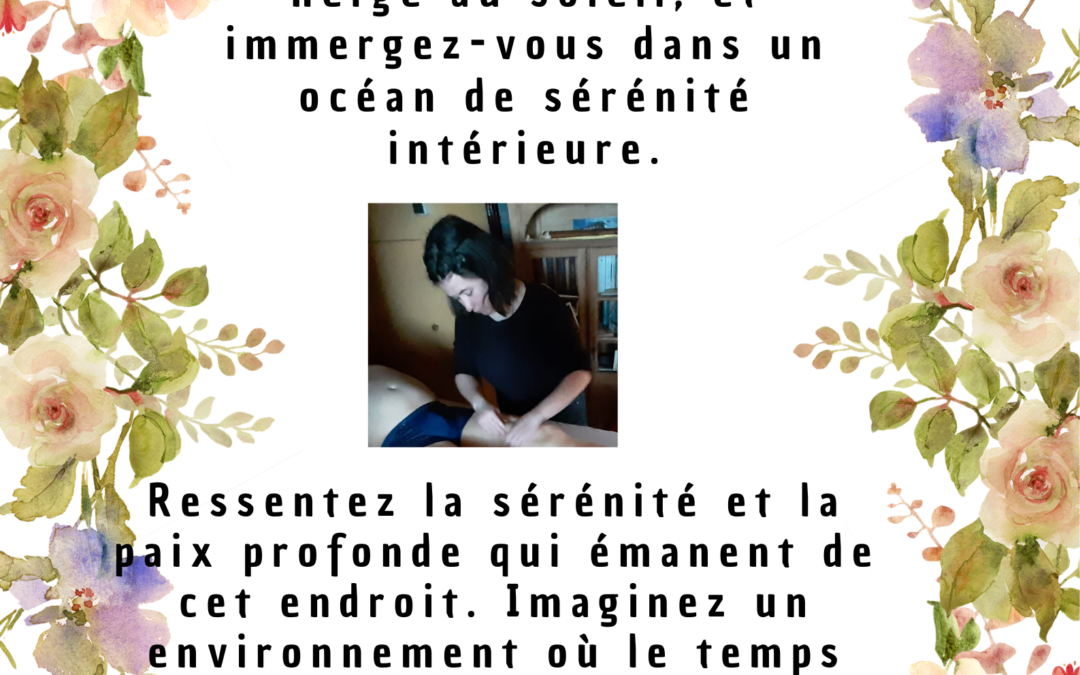 Les disponibilités du 27 avril au 1 mai :