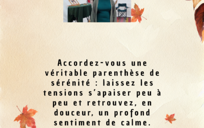 Les disponibilités du 05 au 10 octobre